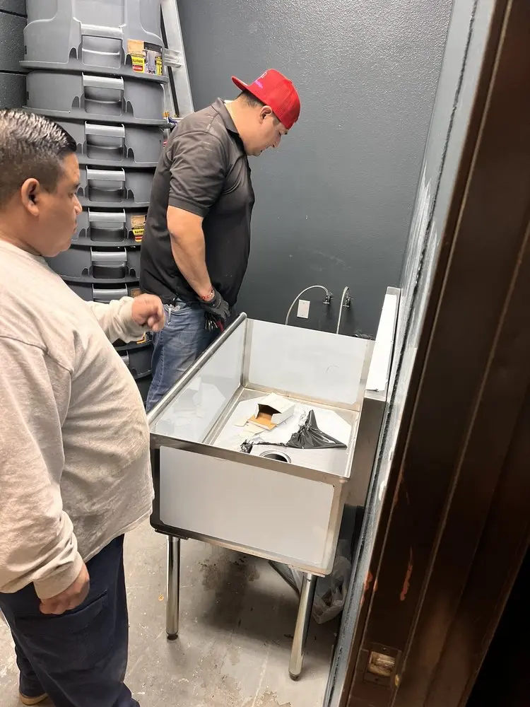 Commercial plumbing and sink installation in Sonora Sunrise